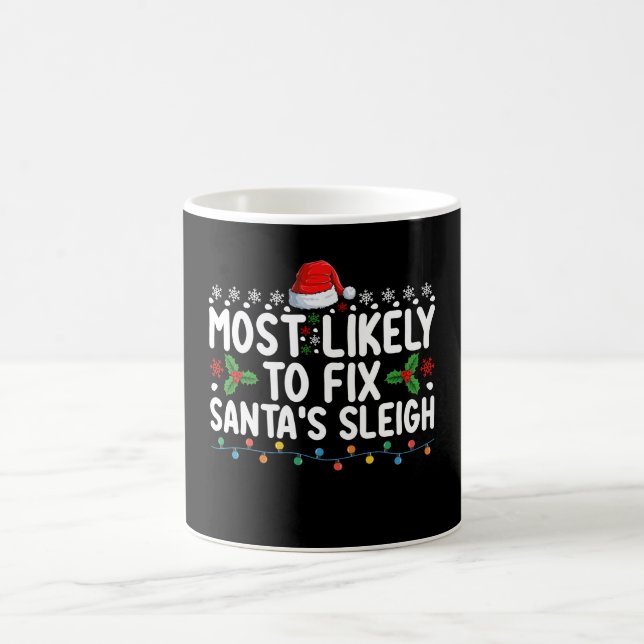 Am wahrscheinlichsten wird Weihnachts-Weihnachtsfe Kaffeetasse (Mittel)