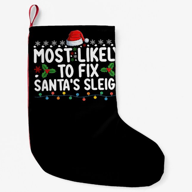 Am wahrscheinlichsten wird Weihnachts-Weihnachtsfe Kleiner Weihnachtsstrumpf (Vorderseite)