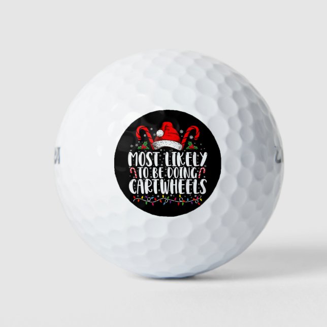 Am wahrscheinlichsten zu tun Cartwheels Matching X Golfball (Vorderseite)