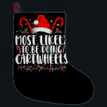 Am wahrscheinlichsten zu tun Cartwheels Matching X Großer Weihnachtsstrumpf<br><div class="desc">Am wahrscheinlichsten zu tun Cartwheels Matching Xmas</div>