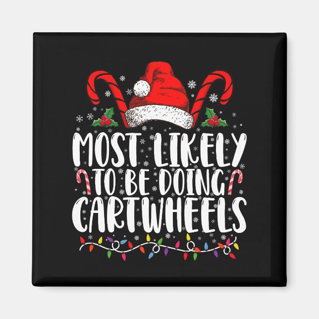 Am wahrscheinlichsten zu tun Cartwheels Matching X Magnet (Vorne)