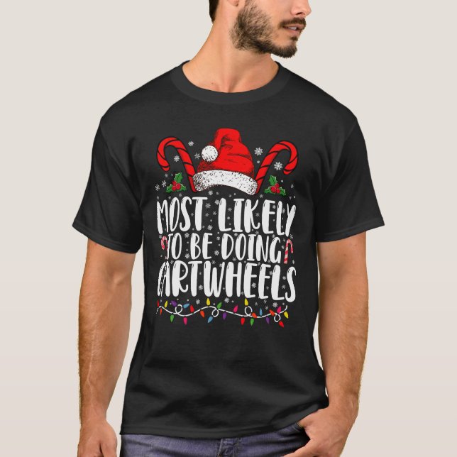 Am wahrscheinlichsten zu tun Cartwheels Matching X T-Shirt (Vorderseite)