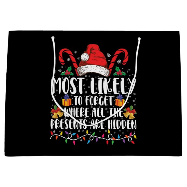 Am wahrscheinlichsten zu vergessen, wo alle anwese große geschenktüte (Vorderseite)