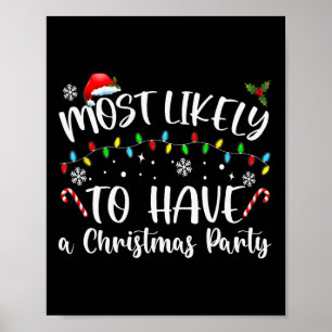 Am wahrscheinlichsten zu Weihnachten haben ein Wei Poster