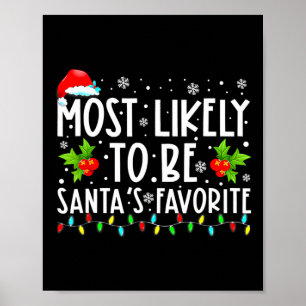 Am wahrscheinlichsten zu Weihnachten ist der Liebl Poster