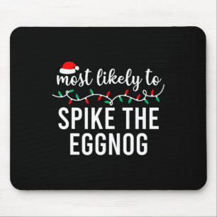 Am wahrscheinlichsten zu Weihnachten Matching Fami Mousepad