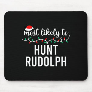 Am wahrscheinlichsten zu Weihnachten Matching Fami Mousepad