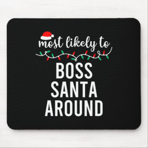 Am wahrscheinlichsten zu Weihnachten Matching Fami Mousepad