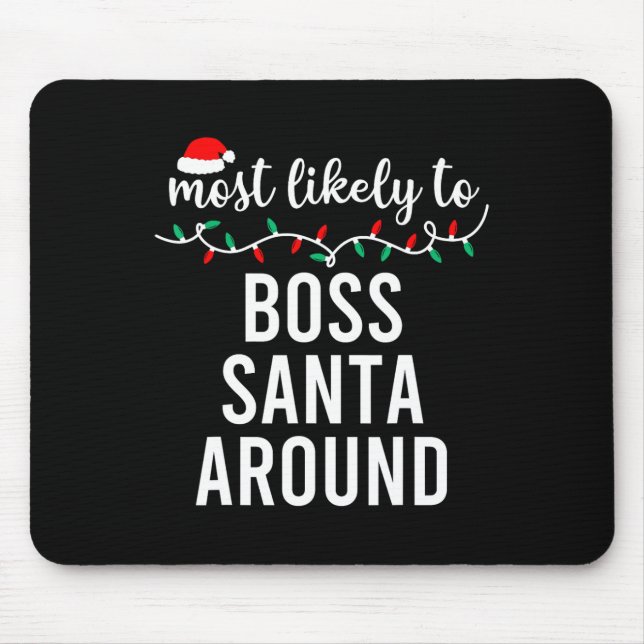 Am wahrscheinlichsten zu Weihnachten Matching Fami Mousepad (Vorne)