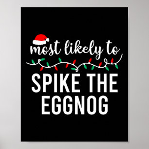 Am wahrscheinlichsten zu Weihnachten Matching Fami Poster