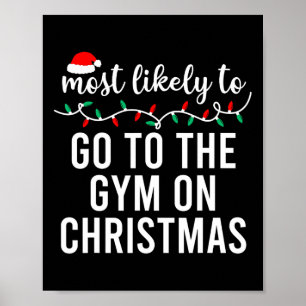 Am wahrscheinlichsten zu Weihnachten Matching Fami Poster