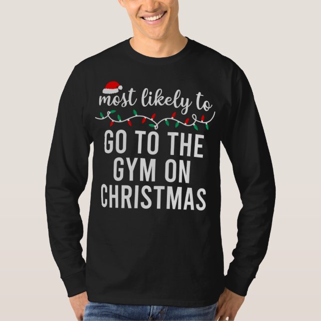 Am wahrscheinlichsten zu Weihnachten Matching Fami T-Shirt (Vorderseite)