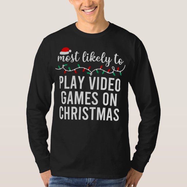 Am wahrscheinlichsten zu Weihnachten Matching Fami T-Shirt (Vorderseite)