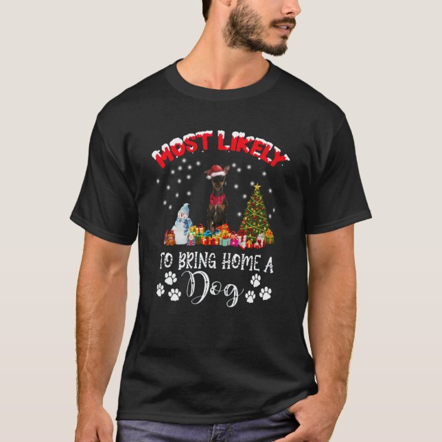 Am wahrscheinlichsten Zuhause einen Miniaturpinsch T-Shirt (Vorderseite)