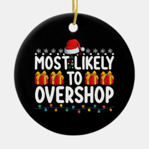 Am Wahrscheinlichsten Zum Übermäßigen Einkaufen Be Keramik Ornament