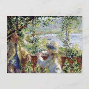 Am Wasser - Pierre-Auguste Renoir - 1880 Postkarte