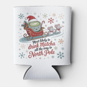 Am Weihnachten höchstwahrscheinlich Matcha trinken Dosenkühler