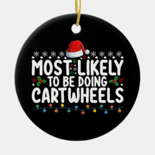 Am Weihnachten wahrscheinlich am meisten Rad schla Keramik Ornament
