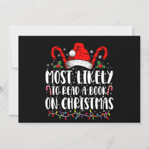 Am Weihnachtstag am wahrscheinlichsten ein Buch le Einladung
