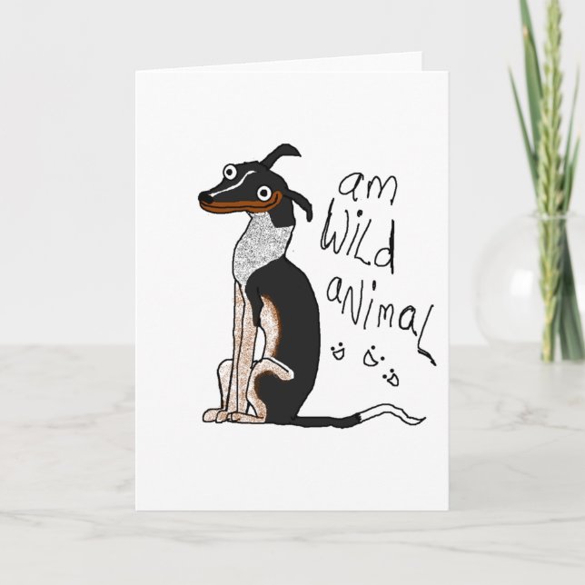 Am Wild Animal Karte (Vorderseite)