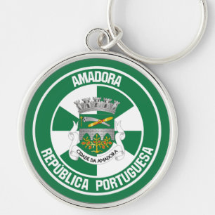Amadora Round Emblem Schlüsselanhänger