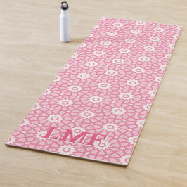 Amal Star Lattice in Pink Personalized Yogamatte