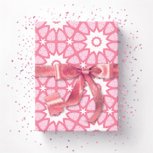 Amal Stern Gitter in Rosa Geschenkpapier