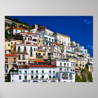 Amalfi-Architektur Poster