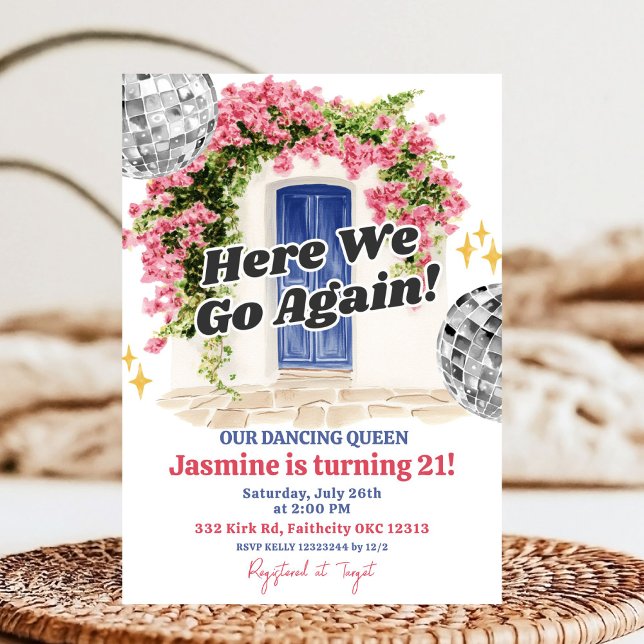 Amalfi Coast birthday party Einladung (Von Creator hochgeladen)