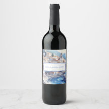 Amalfi Coast Blue Tiles Italien Personalisiertes F