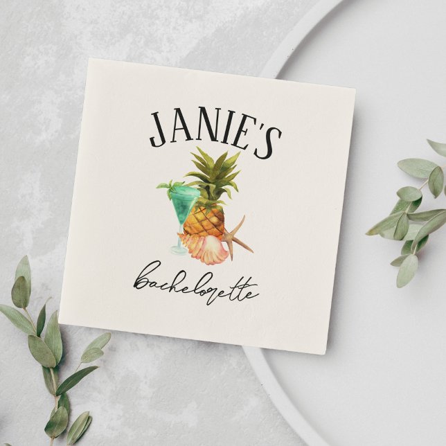 Amalfi Coast Junggeselinnen-Abschied | Beach Bach  Serviette (Von Creator hochgeladen)