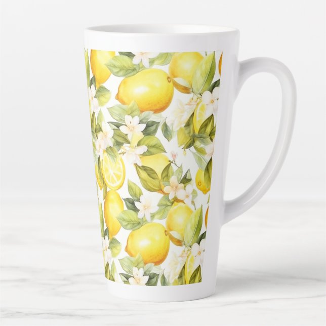 Amalfi Coast Lemon Muster Milchtasse (Rechts)