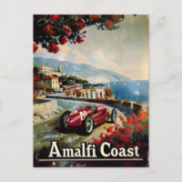 Amalfi Coast Vintag Racing Car