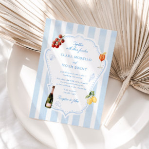 Amalfi Dolce Vita Hochzeit Einladung