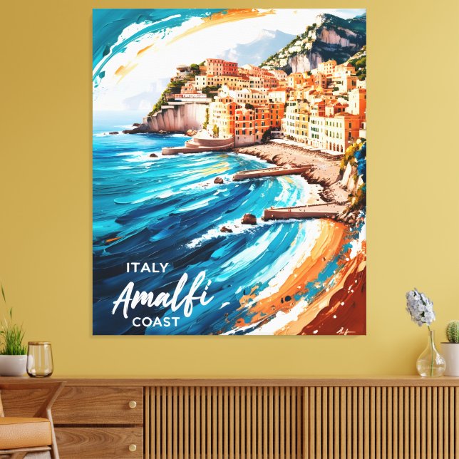 Amalfi Dreams Leinwanddruck (Insitu (Wohnzimmer))