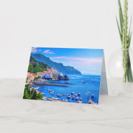 Amalfi Italien Foto Art Karte