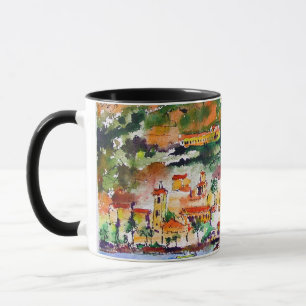 Amalfi Italien Kunst auf Tasse Anpassen der Farbe