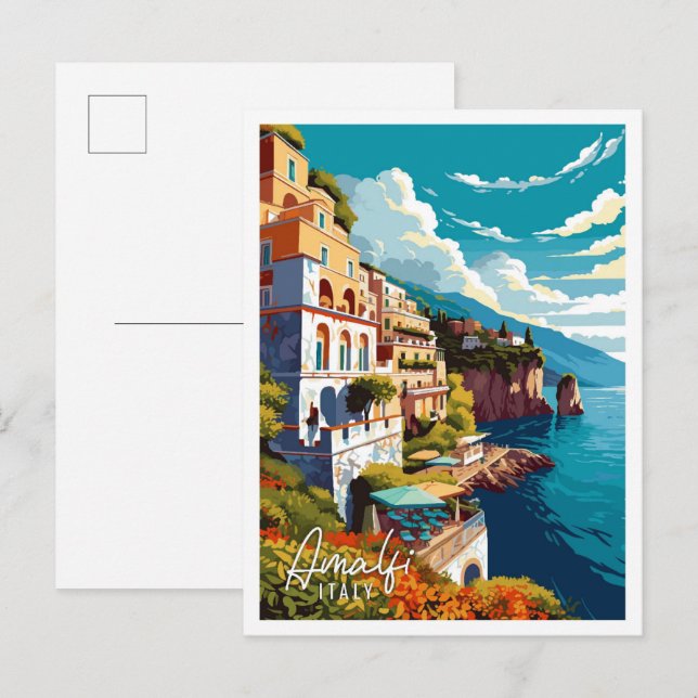 Amalfi Italien Kunstmuseum Postkarte (Vorne/Hinten)