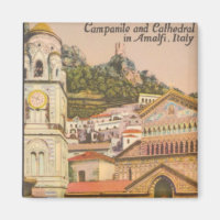 Amalfi, Italien Vintage Kathedrale Postkarte