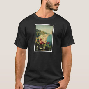 Amalfi, Italien Vintage Poster T-Shirt