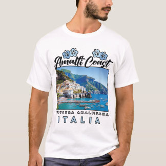 Amalfi Küste Costiera Amalfitana Reisen Italien T-Shirt