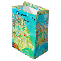 Amalfi-Küste der Italien-Geschenk-Tasche durch