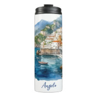 Amalfi Küste Italien Aquarelle