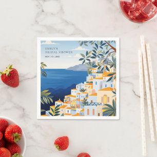 Amalfi Küste Italien Brautparty Serviette
