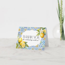 Amalfi Küste Italien Danke Karte