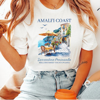 Amalfi-Küste Italien Individuelle Familienferien T-Shirt