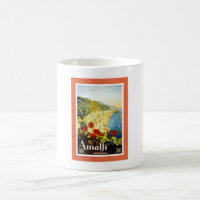 Amalfi Küste, Italien Jahrgang Reisewerbung