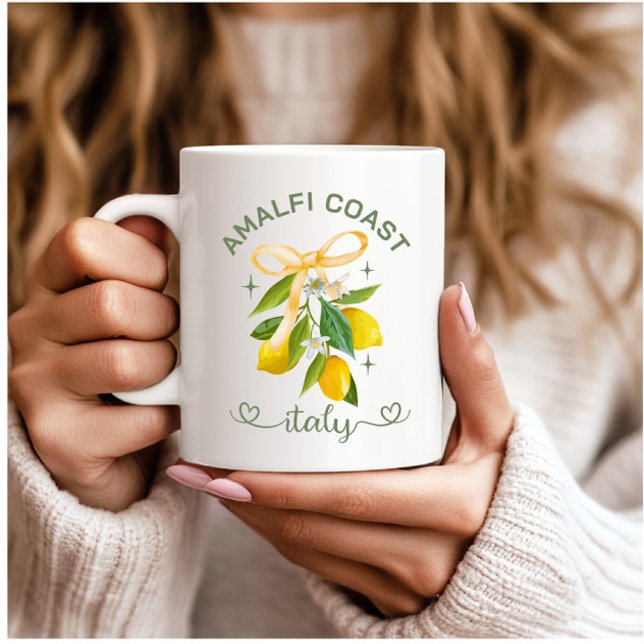 Amalfi Küste Italien Lemon & Bow Tasse - Personali (Von Creator hochgeladen)