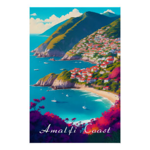 Amalfi-Küste Italien Reise Druck