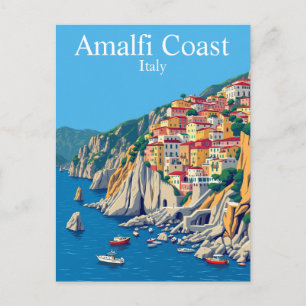 Amalfi-Küste, Italien Reise Mittelmeer Postkarte